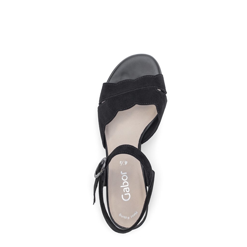 Pius Gabor Riemchensandale Schwarz