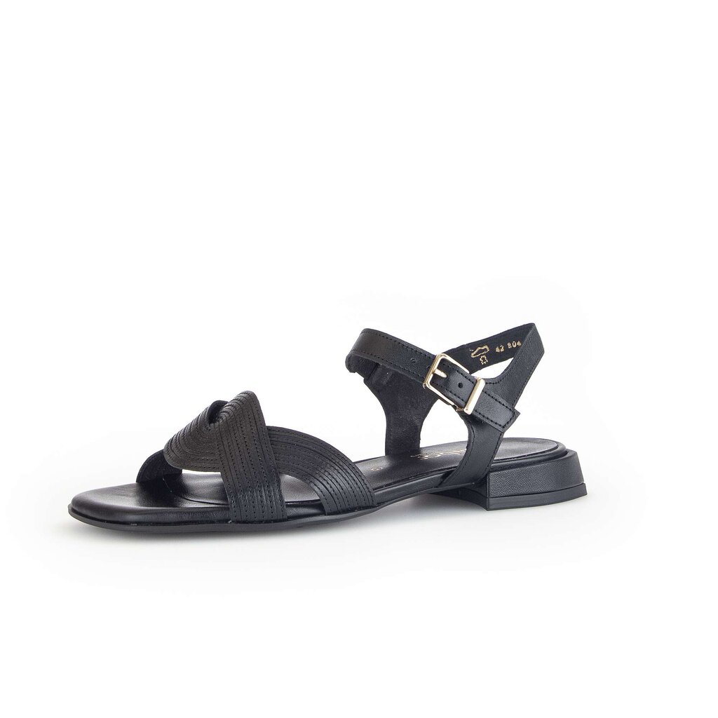 Pius Gabor Riemchensandale Schwarz
