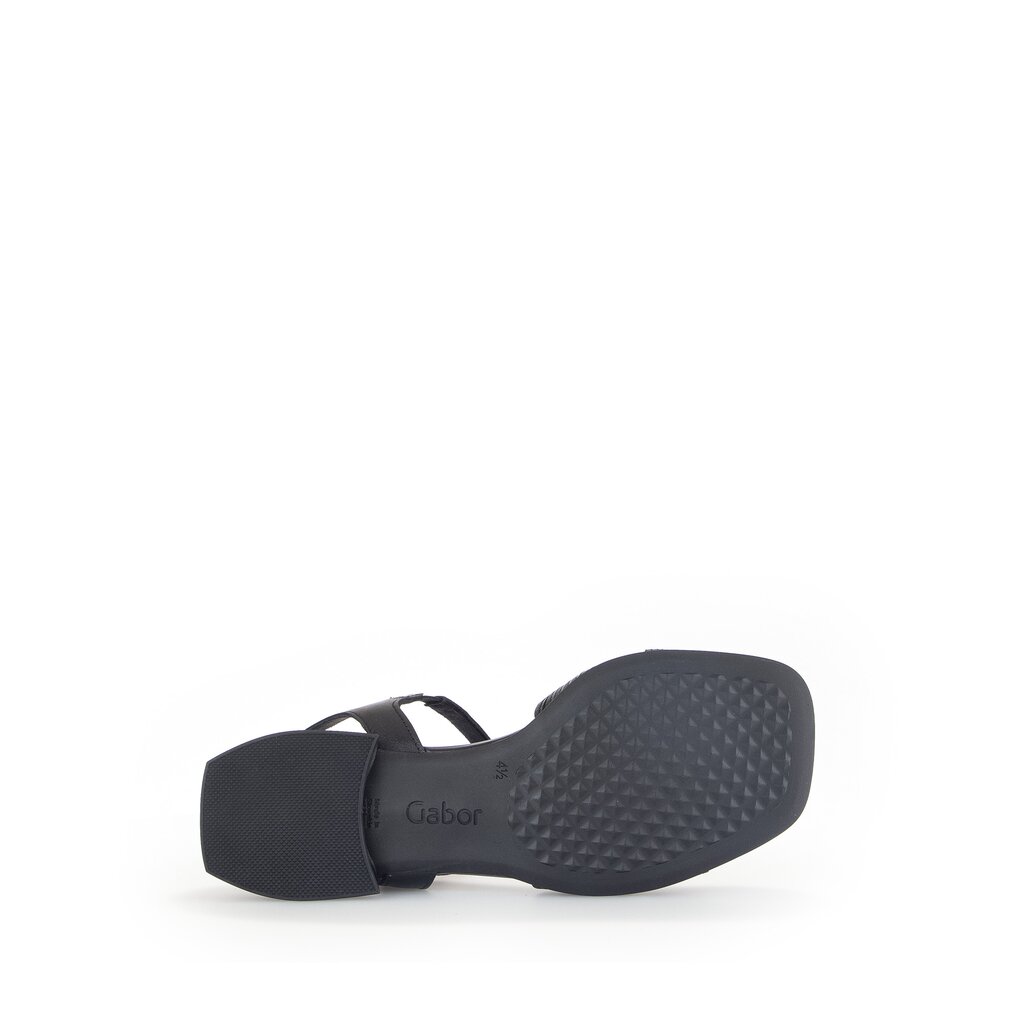 Pius Gabor Riemchensandale Schwarz