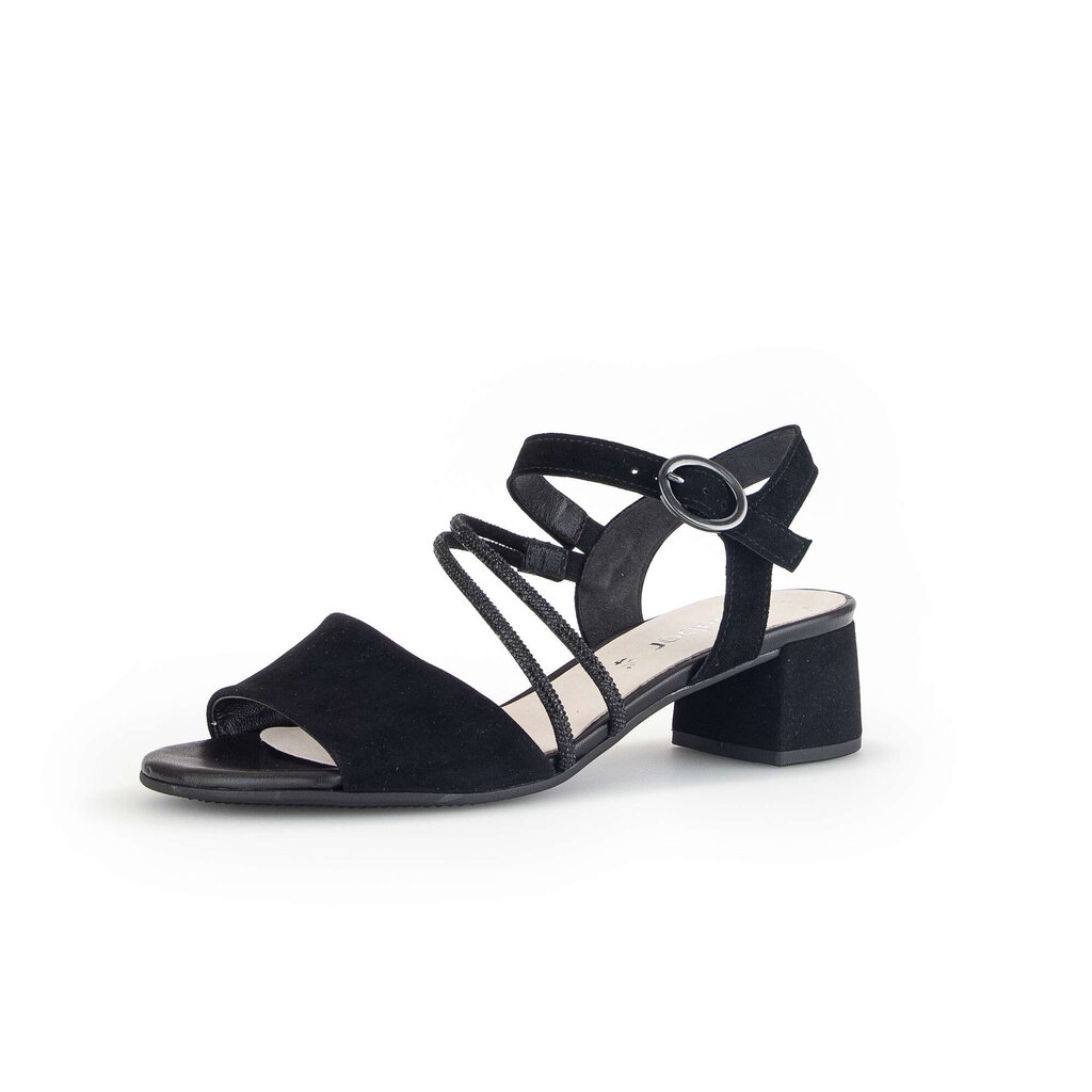 Pius Gabor Riemchensandale Schwarz