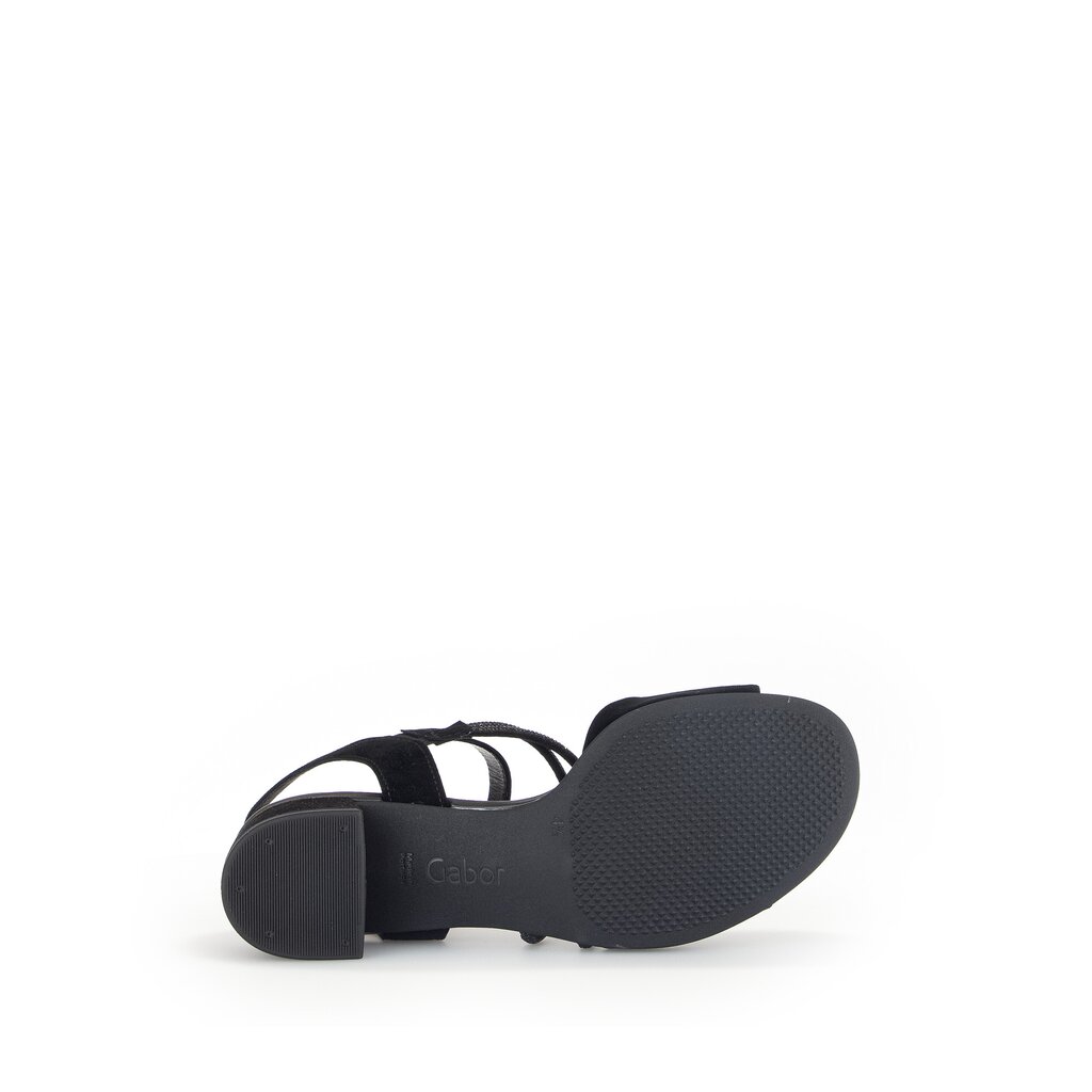Pius Gabor Riemchensandale Schwarz