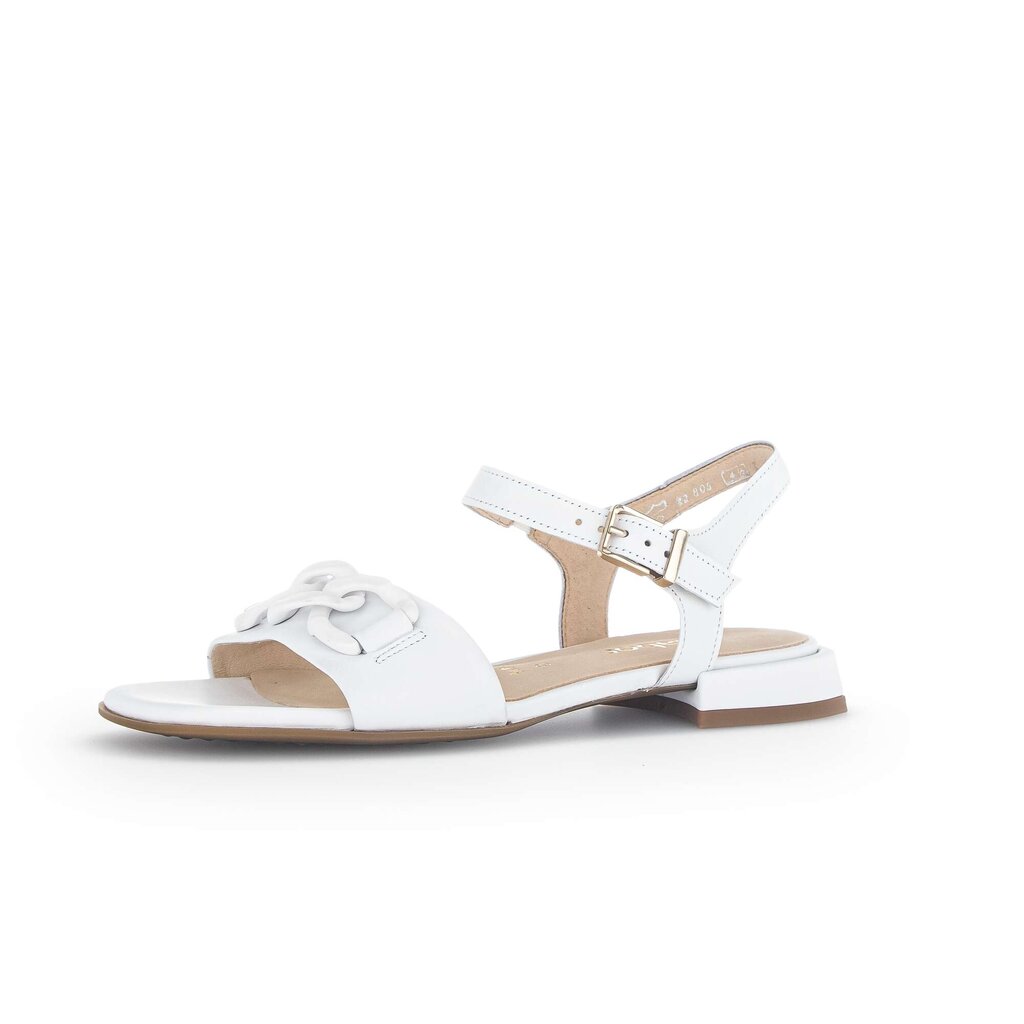 Pius Gabor Riemchensandale Weiß