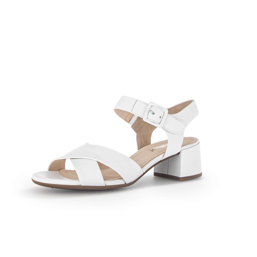 Pius Gabor Riemchensandale Weiß