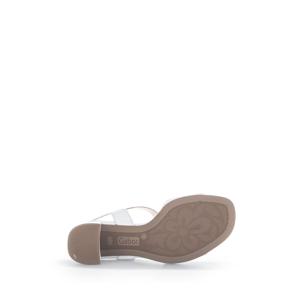 Pius Gabor Riemchensandale Weiß