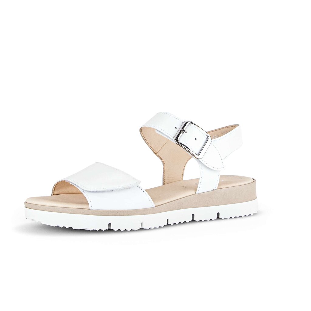 Pius Gabor Riemchensandale Weiß