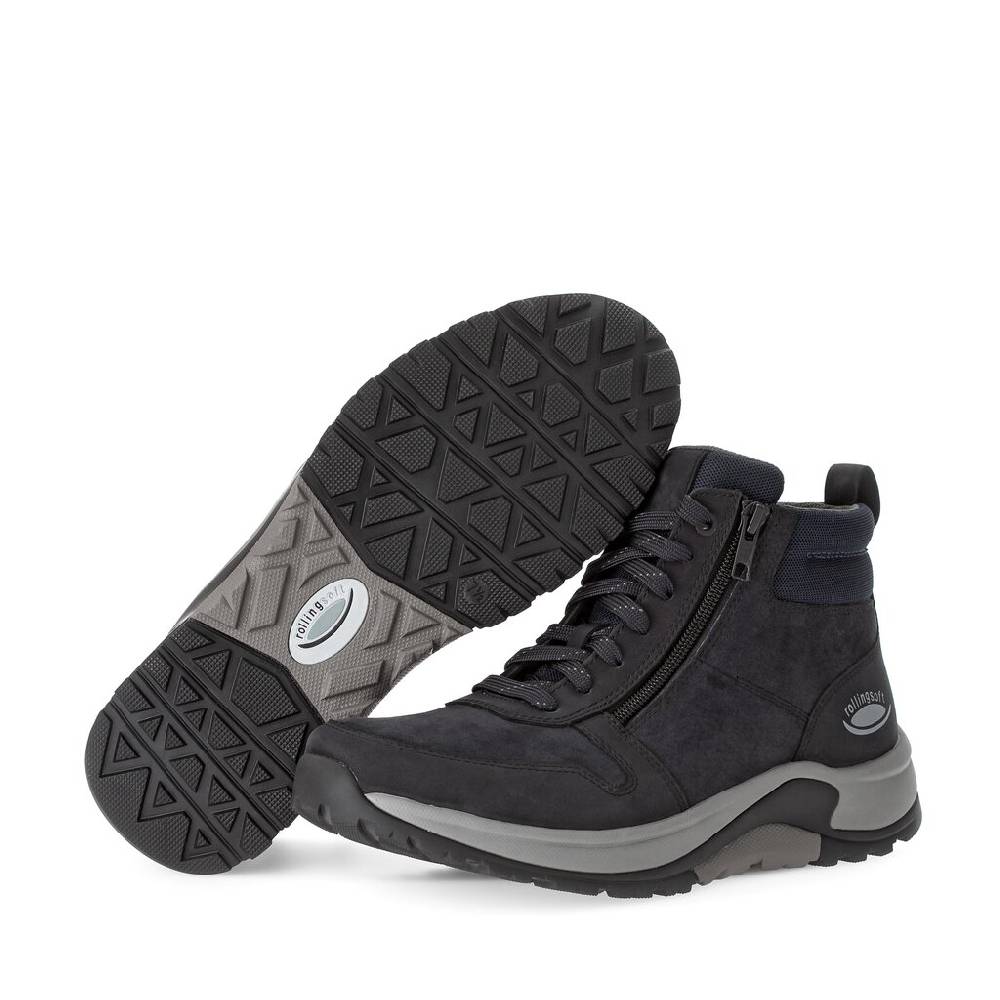 Pius Gabor Rollingsoft Sportlicher Stiefel Blau