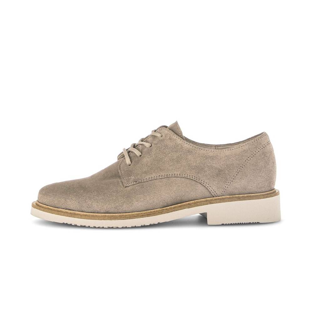 Pius Gabor Schnürschuh beige