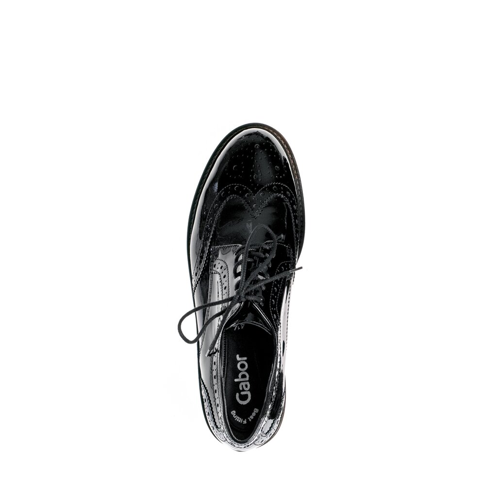Pius Gabor Schnürschuh Schwarz
