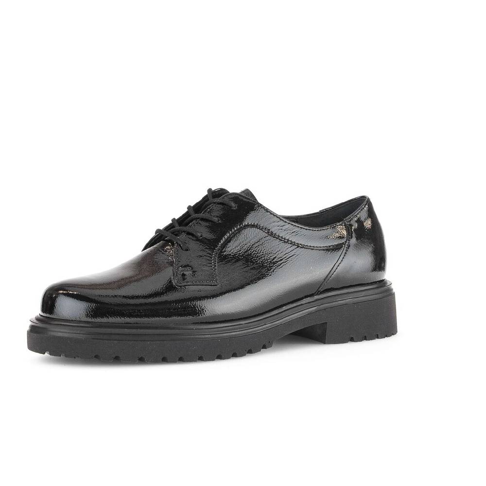 Pius Gabor Schnürschuh Schwarz