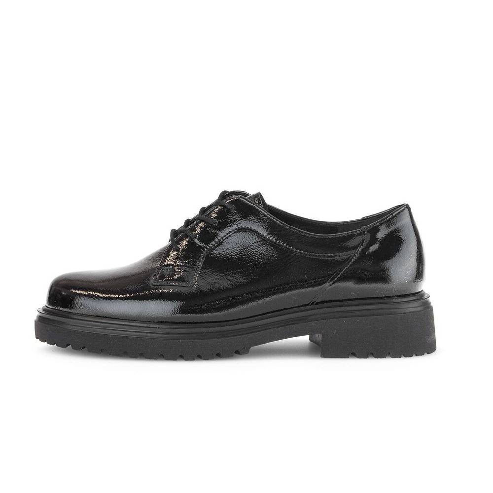 Pius Gabor Schnürschuh schwarz