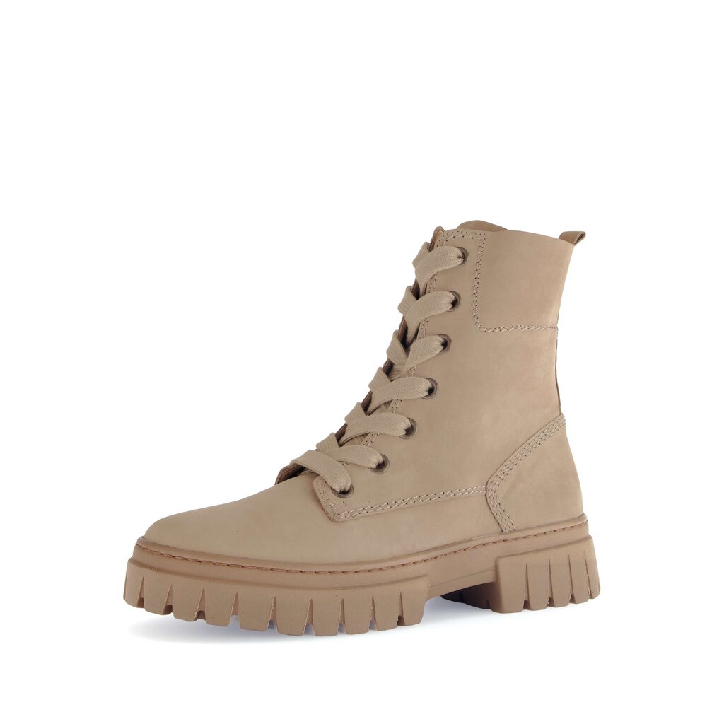 Pius Gabor Schnürstiefelette Beige