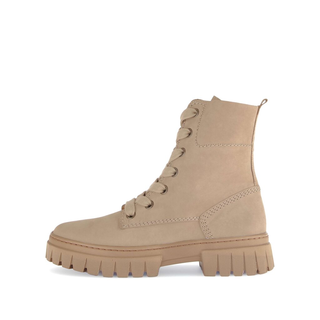 Pius Gabor Schnürstiefelette beige