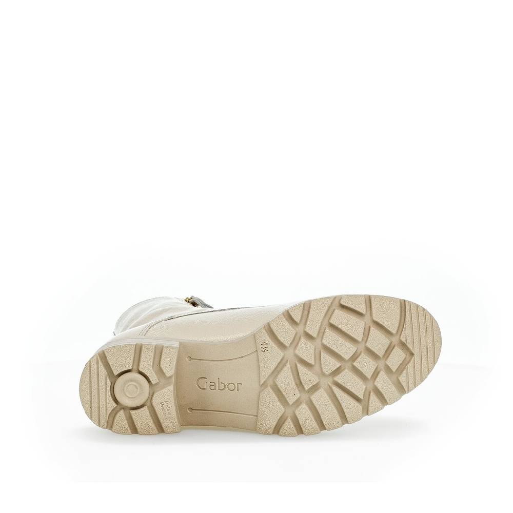 Pius Gabor Schnürstiefelette Beige