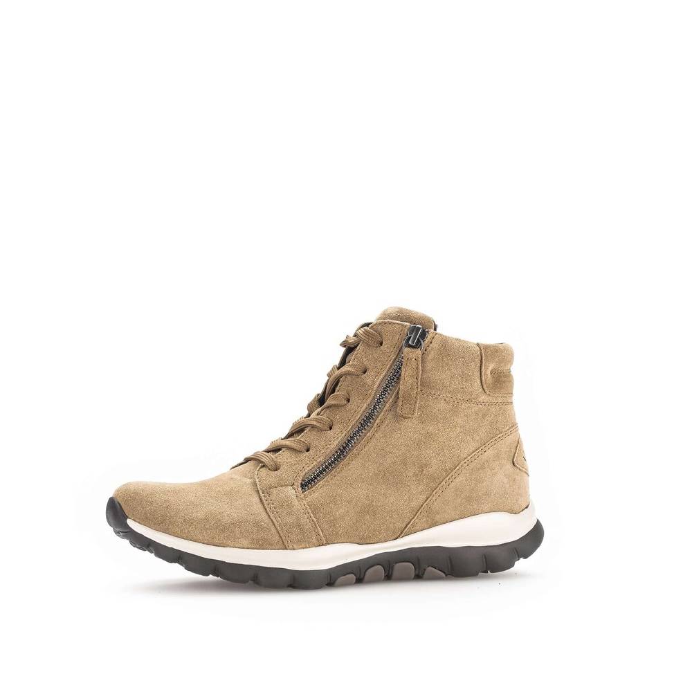 Pius Gabor Schnürstiefelette Beige