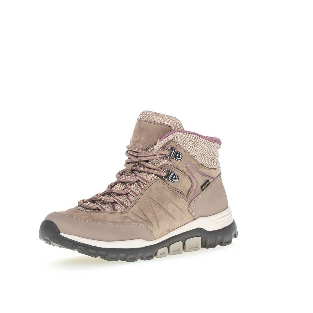 Pius Gabor Schnürstiefelette Beige