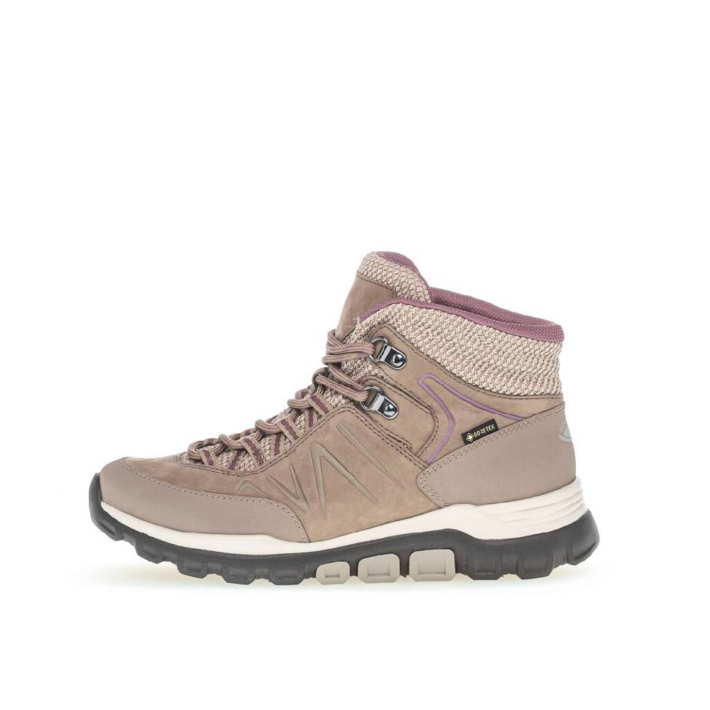 Pius Gabor Schnürstiefelette beige