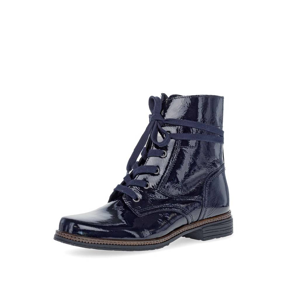 Pius Gabor Schnürstiefelette Blau