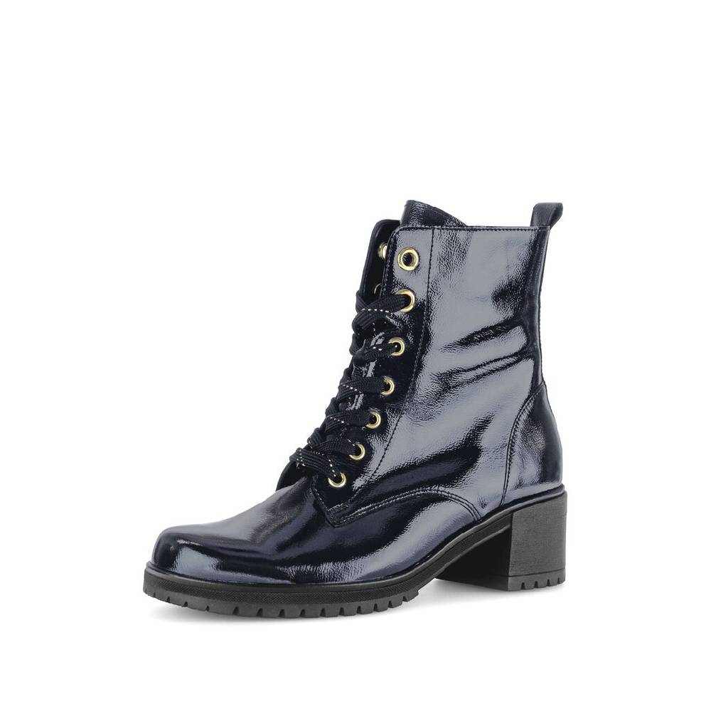 Pius Gabor Schnürstiefelette Blau