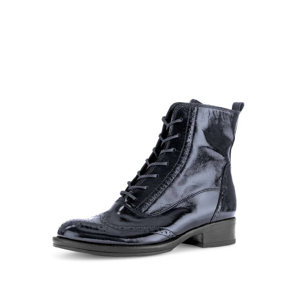 Pius Gabor Schnürstiefelette Blau