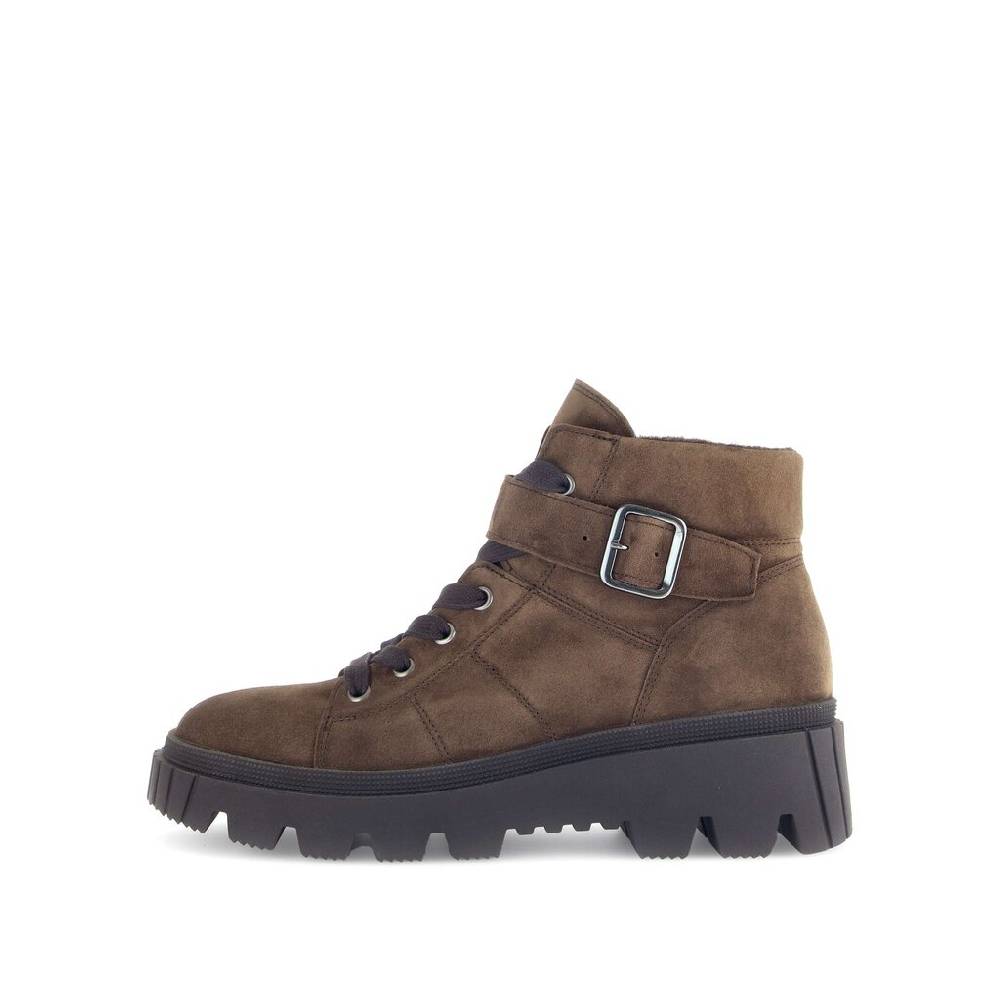 Pius Gabor Schnürstiefelette braun