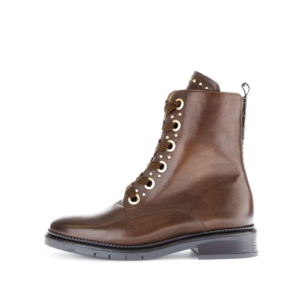 Pius Gabor Schnürstiefelette braun