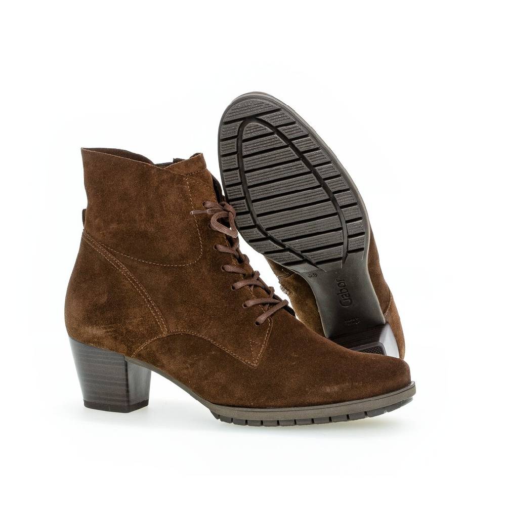 Pius Gabor Schnürstiefelette Braun