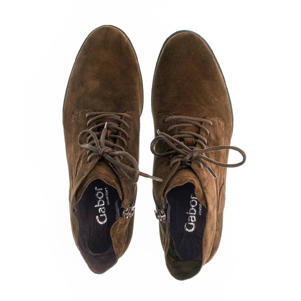 Pius Gabor Schnürstiefelette Braun