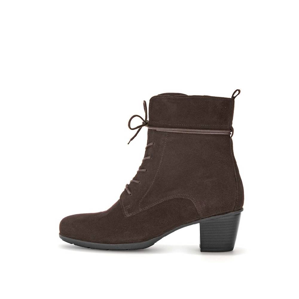 Pius Gabor Schnürstiefelette braun