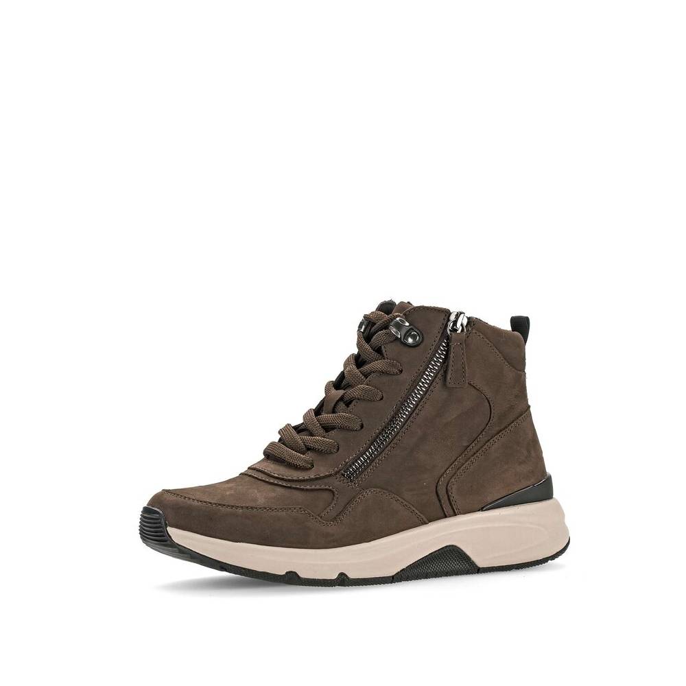 Pius Gabor Schnürstiefelette Braun