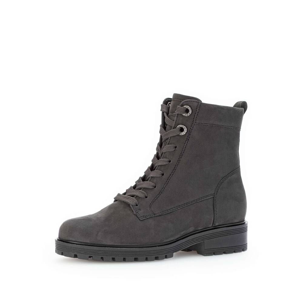 Pius Gabor Schnürstiefelette Grau