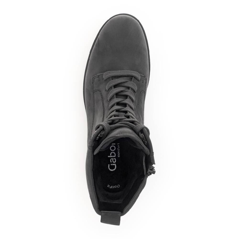 Pius Gabor Schnürstiefelette Grau