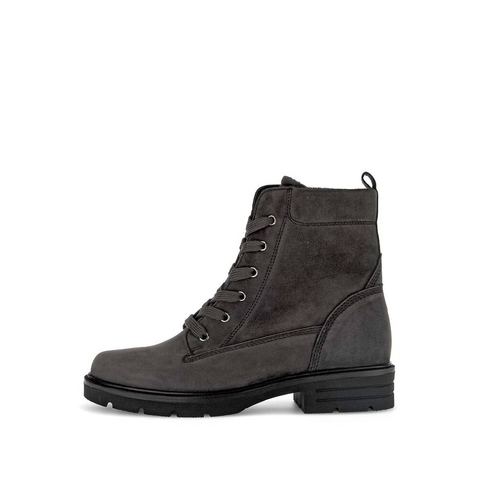 Pius Gabor Schnürstiefelette grau