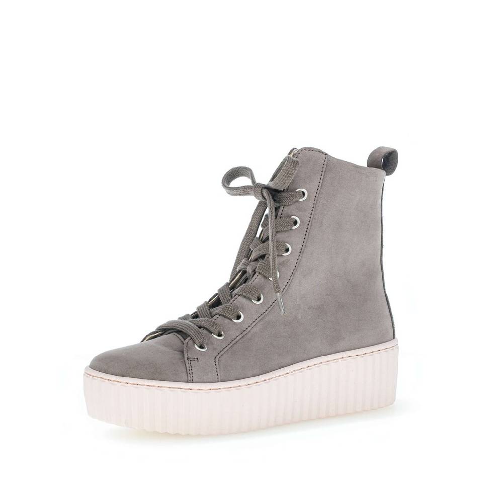 Pius Gabor Schnürstiefelette Grau