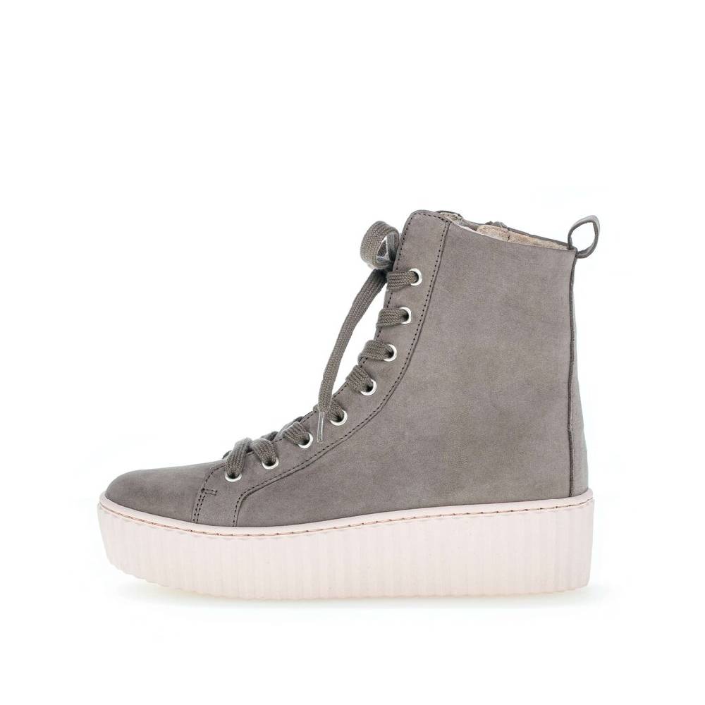 Pius Gabor Schnürstiefelette Grau