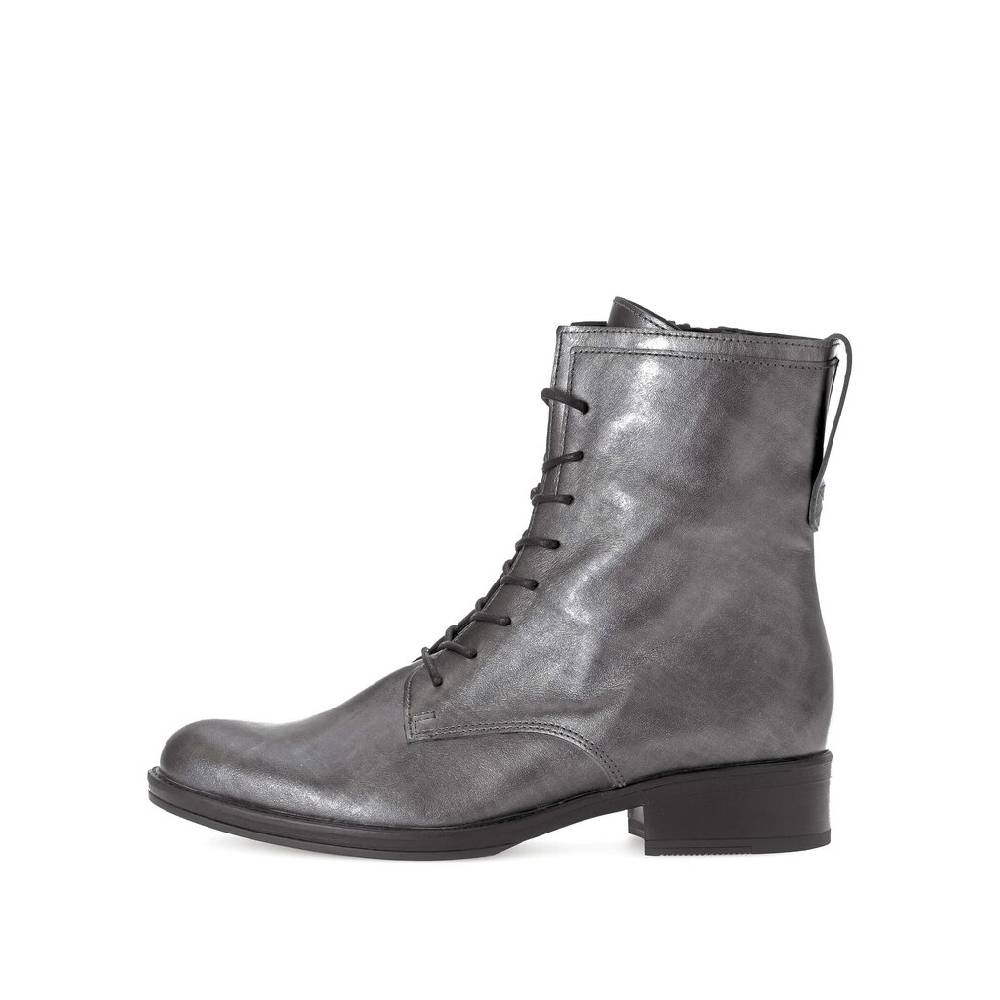 Pius Gabor Schnürstiefelette Grau