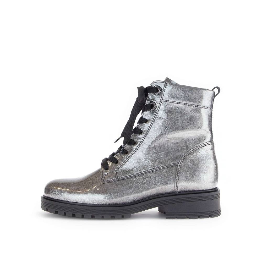 Pius Gabor Schnürstiefelette grau