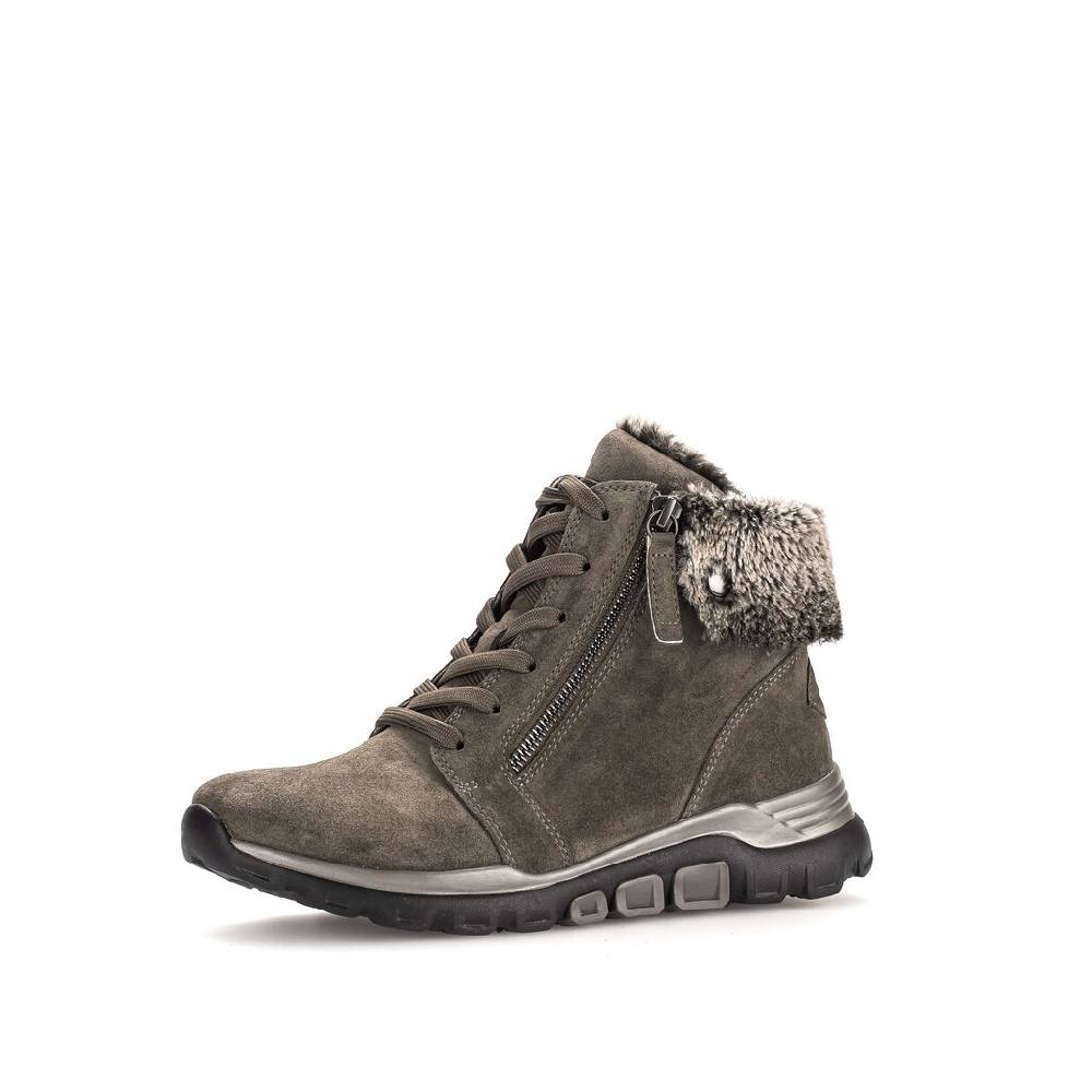 Pius Gabor Schnürstiefelette Grau