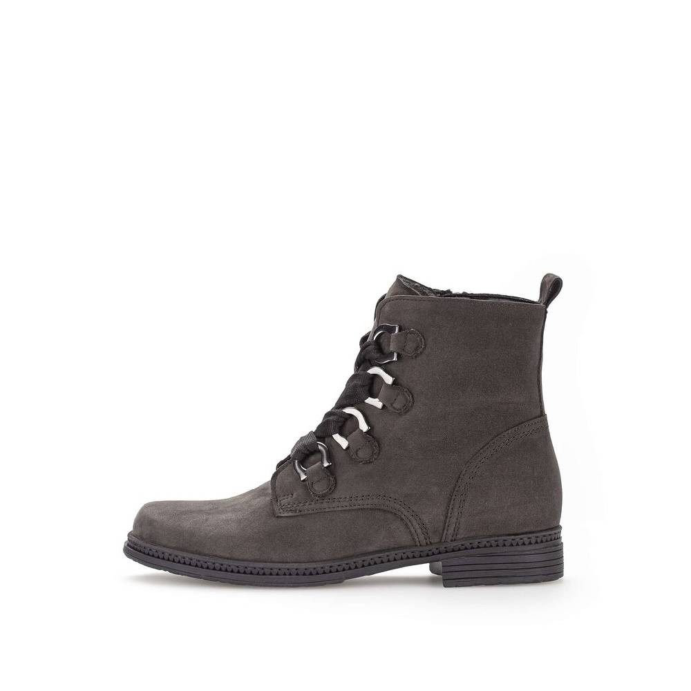 Pius Gabor Schnürstiefelette grau