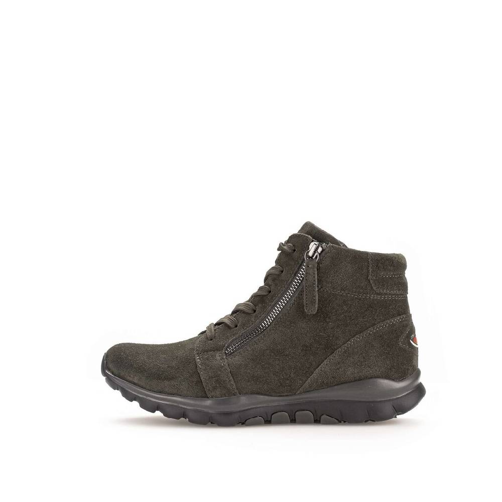 Pius Gabor Schnürstiefelette grün