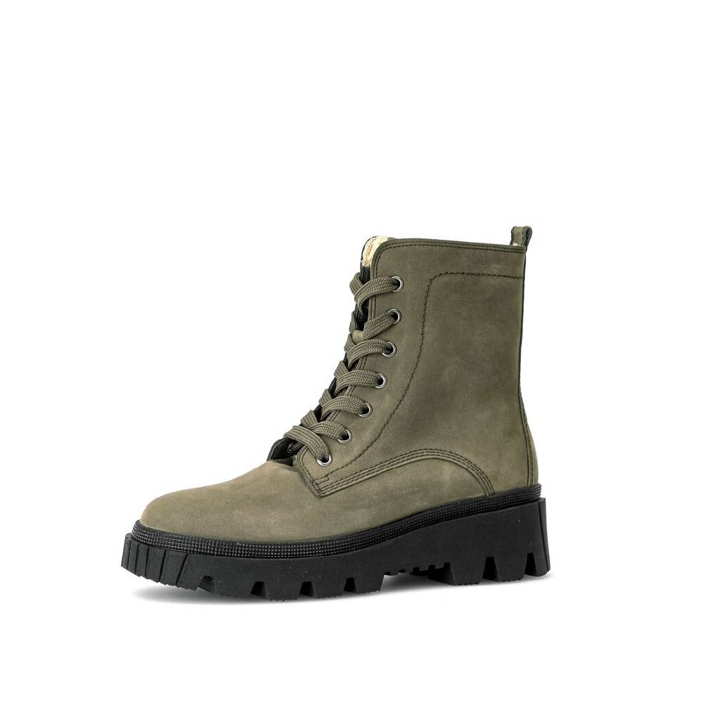 Pius Gabor Schnürstiefelette Grün