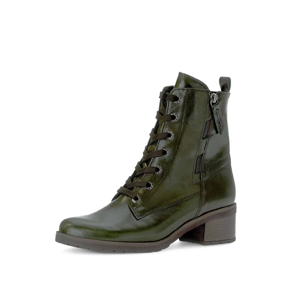 Pius Gabor Schnürstiefelette Grün