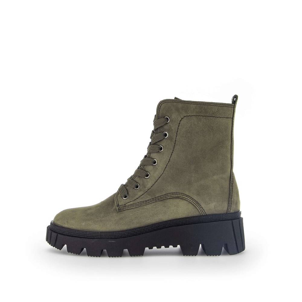 Pius Gabor Schnürstiefelette grün