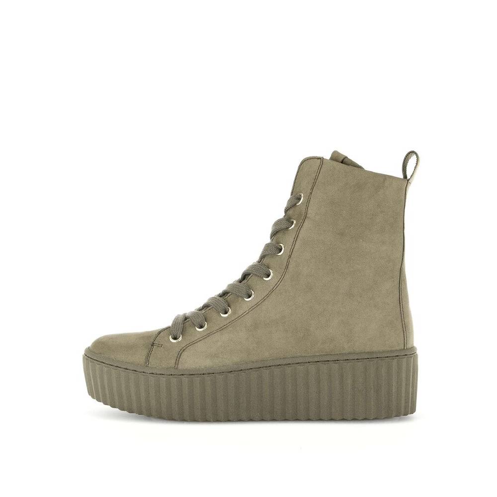 Pius Gabor Schnürstiefelette grün