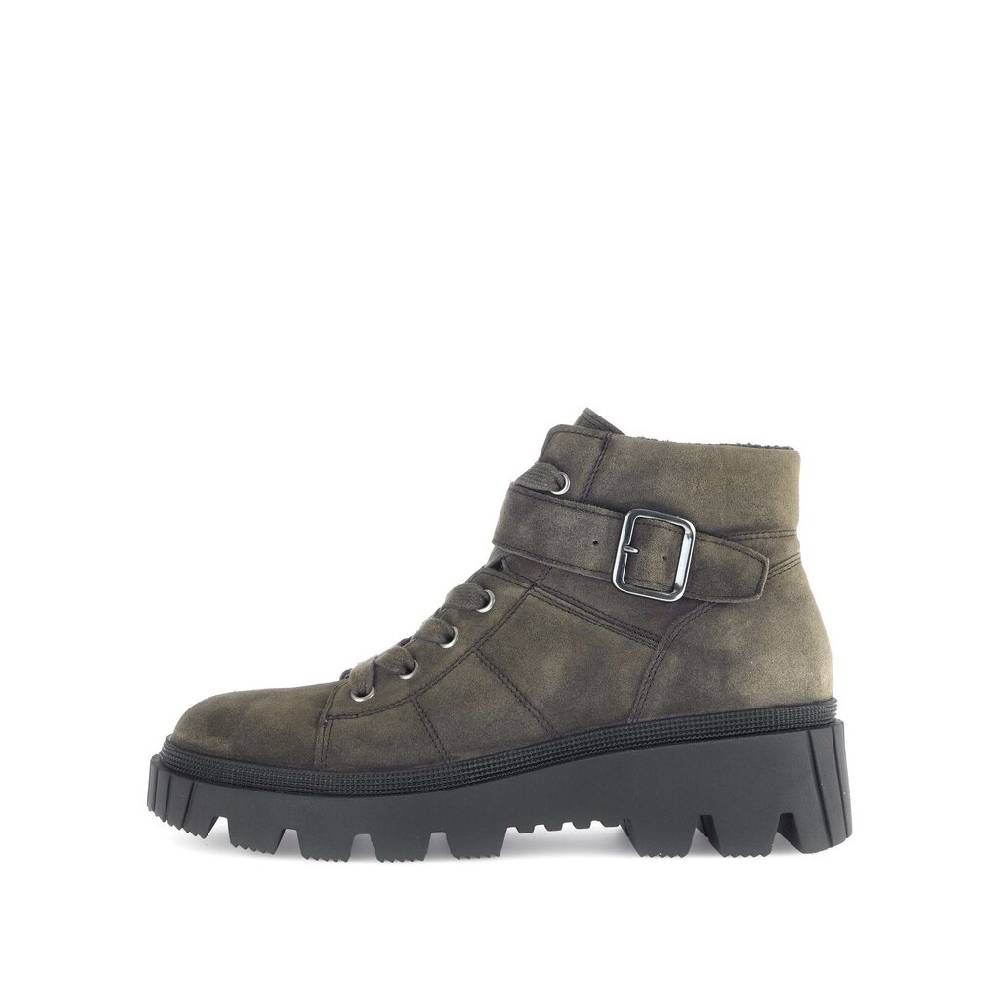 Pius Gabor Schnürstiefelette grün