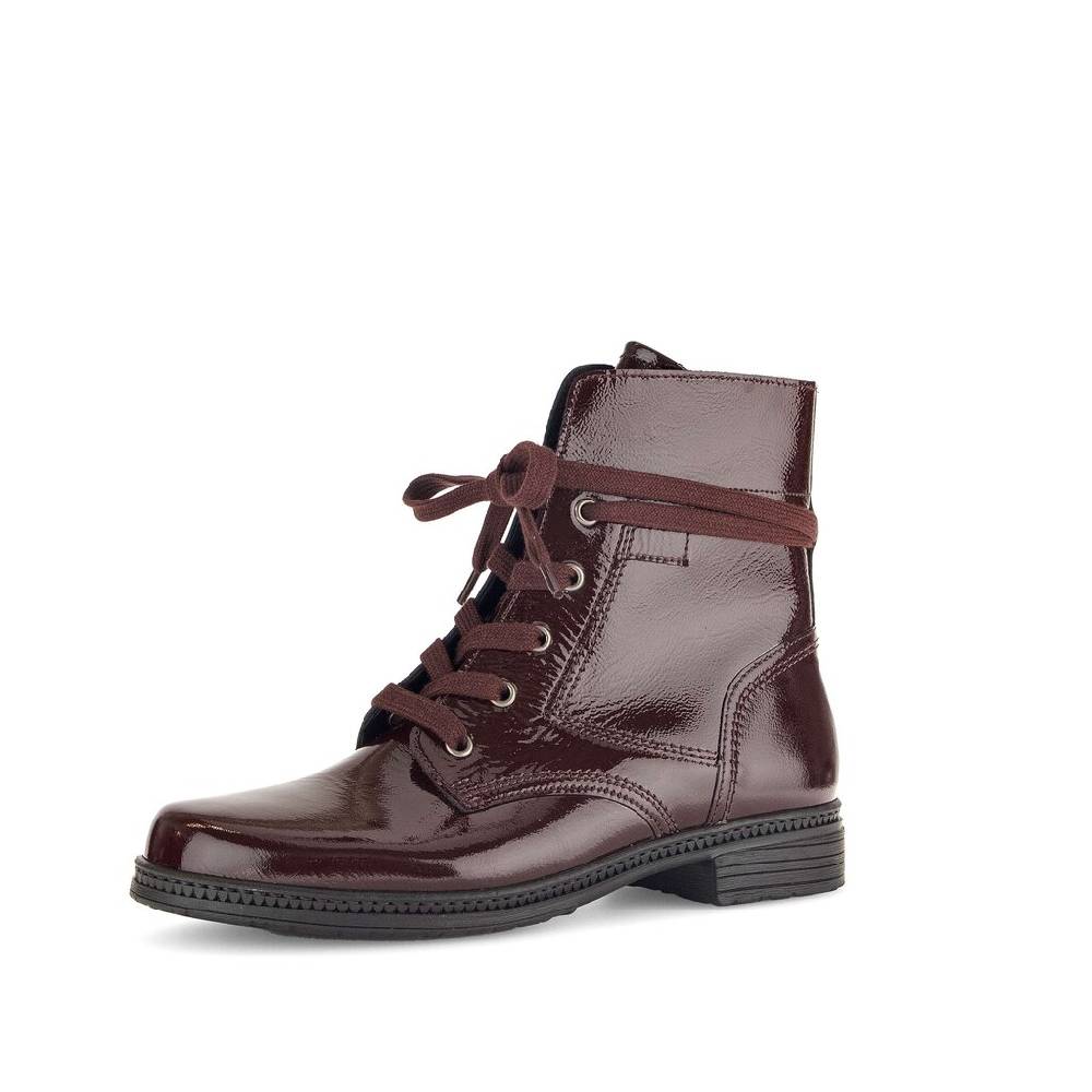 Pius Gabor Schnürstiefelette Rot