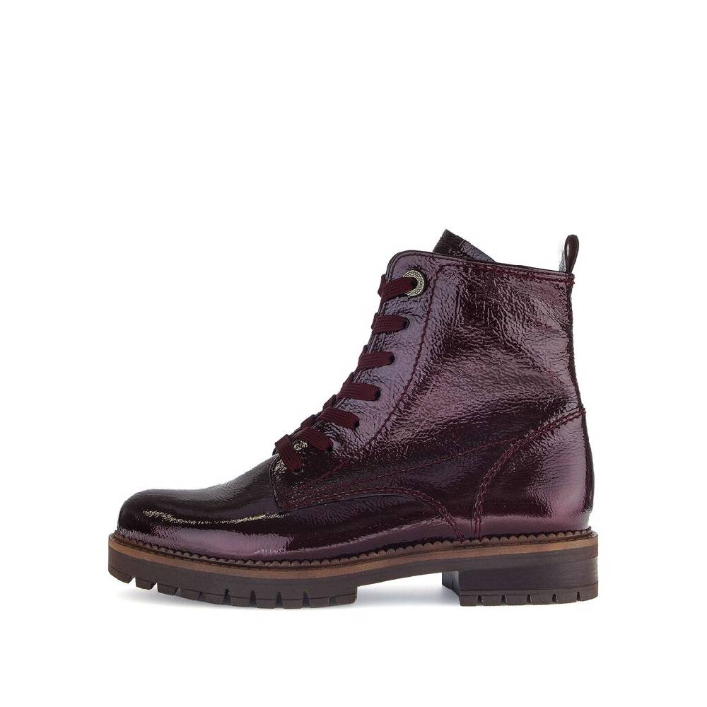 Pius Gabor Schnürstiefelette Rot