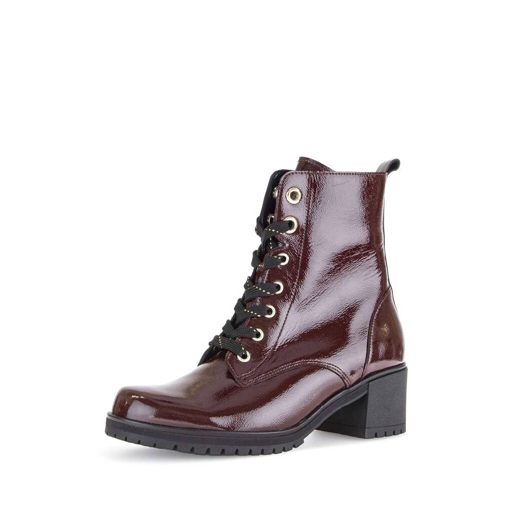 Pius Gabor Schnürstiefelette Rot