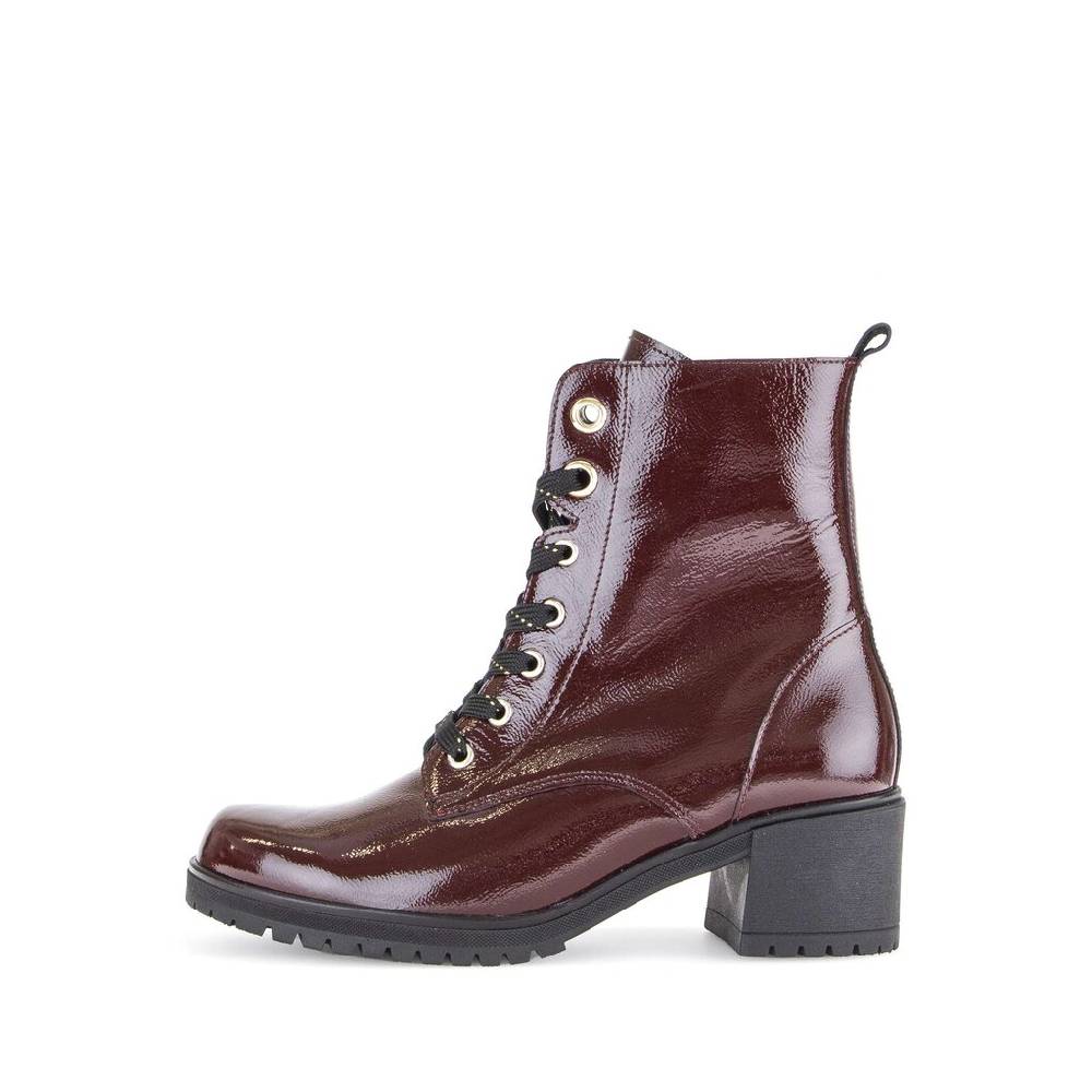 Pius Gabor Schnürstiefelette Rot