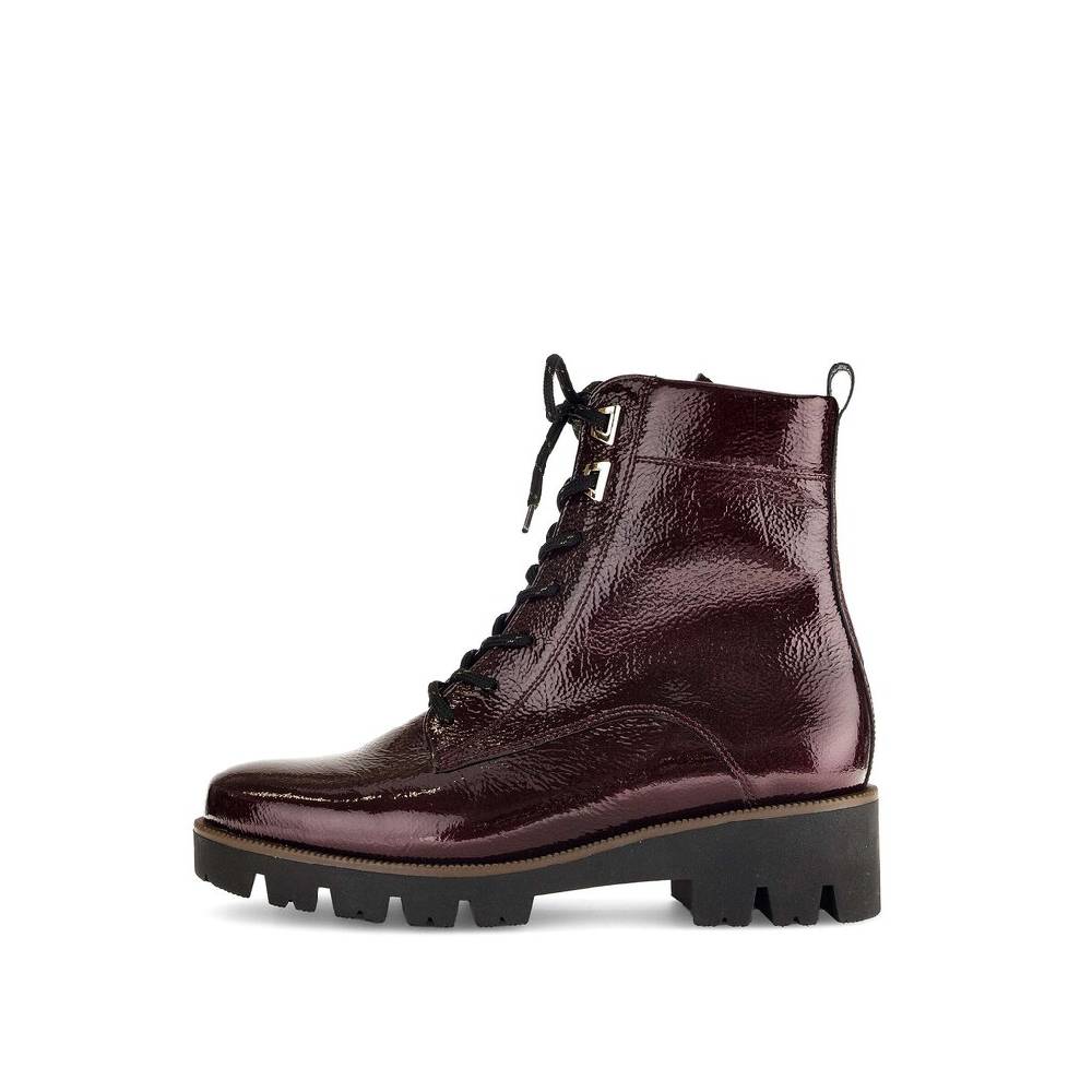 Pius Gabor Schnürstiefelette Rot