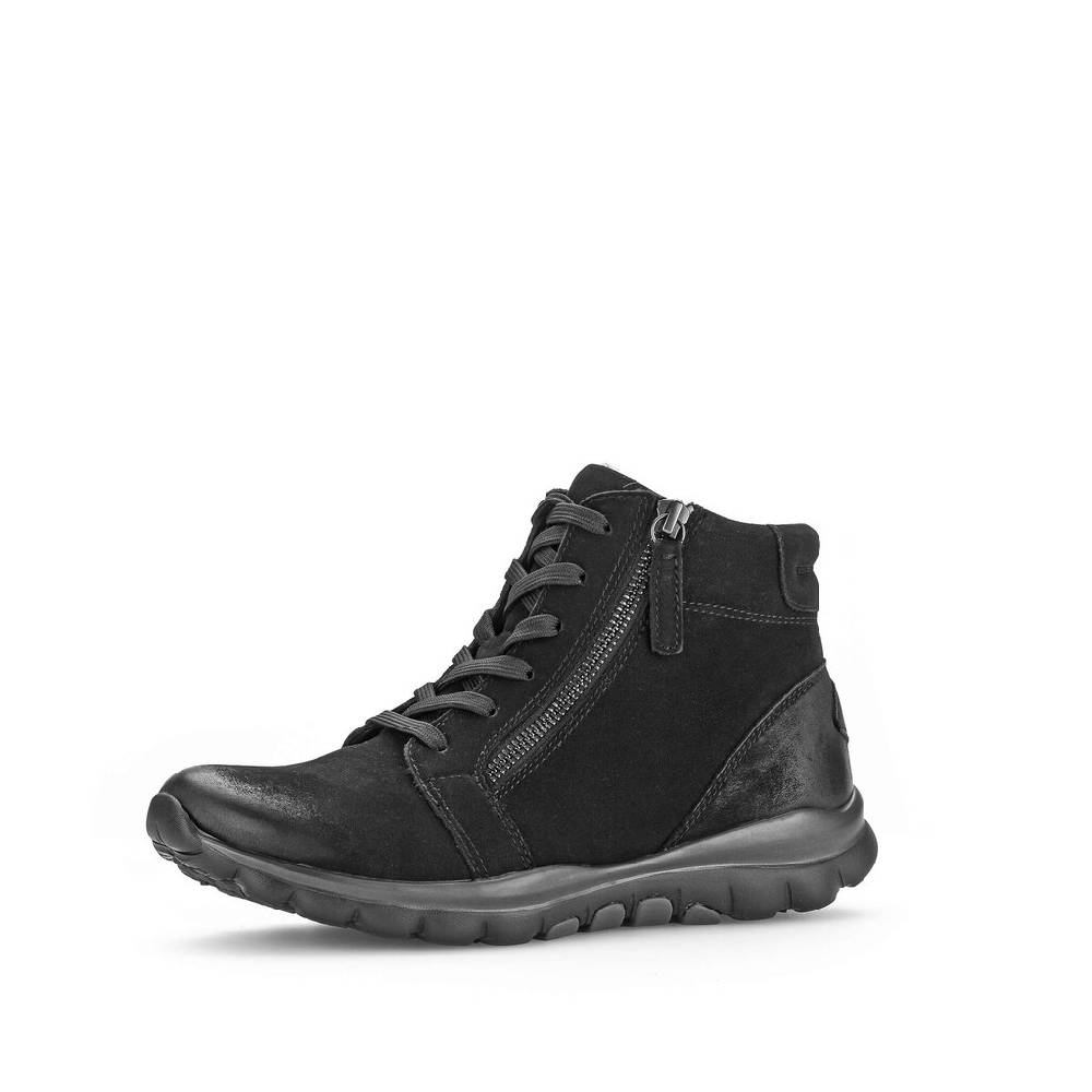 Pius Gabor Schnürstiefelette Schwarz